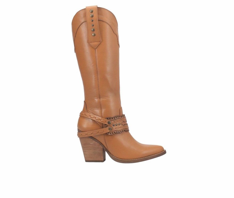 Knee High And Riding Boots * | Outlet Women'S Dingo Boot Masquerade Western Boots Camel