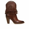 Heeled Boots * | Flash Sale Women'S Zodiac Donna Heeled Booties Cognac Brown