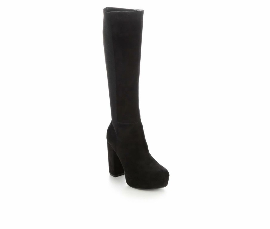 Knee High And Riding Boots * | Deals Women'S Y-Not Legal Knee High Boots Black