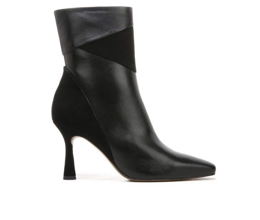 Heeled Boots * | Best Reviews Of Women'S Franco Sarto Milinda Heeled Booties Black