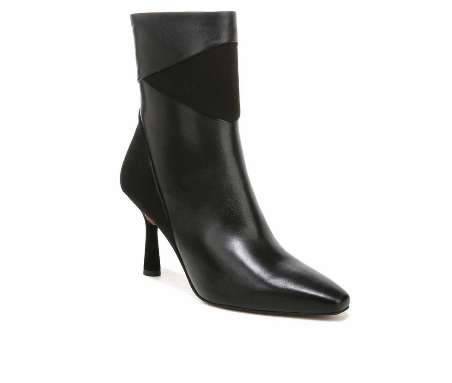 Heeled Boots * | Best Reviews Of Women'S Franco Sarto Milinda Heeled Booties Black