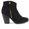 Heeled Boots * | Top 10 Women'S Journee Collection Link Booties Black