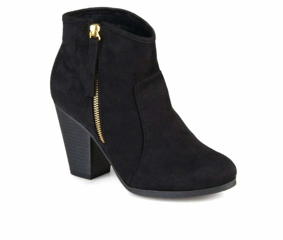 Heeled Boots * | Top 10 Women'S Journee Collection Link Booties Black