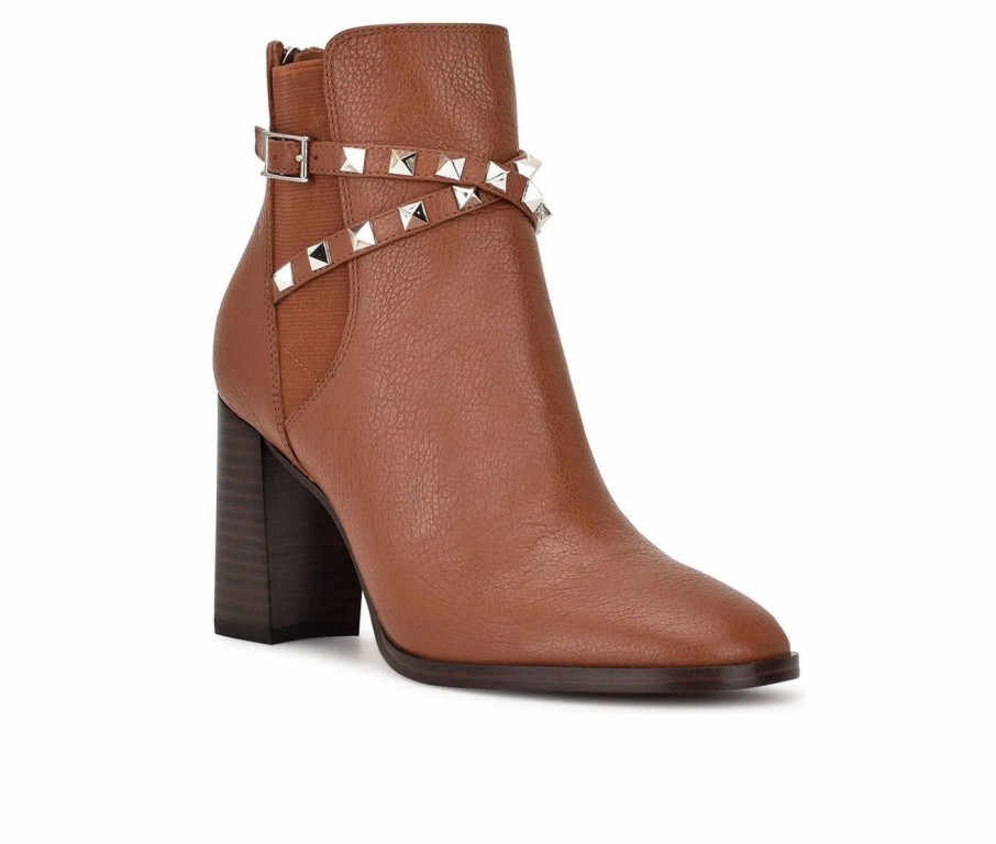 Ankle Boots And Booties * | Best Reviews Of Women'S Nine West Donda Booties Brown