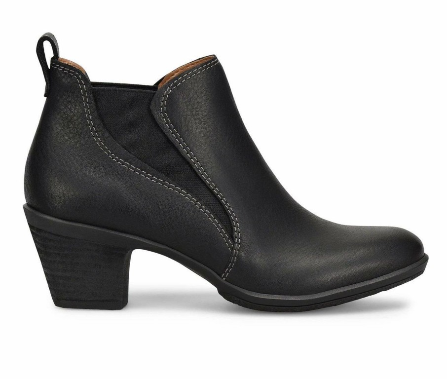 Ankle Boots And Booties * | Deals Women'S Comfortiva Bailey Heeled Booties Black