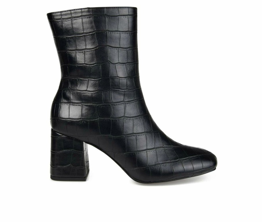 Heeled Boots * | Best Sale Women'S Journee Collection Trevi Booties Black