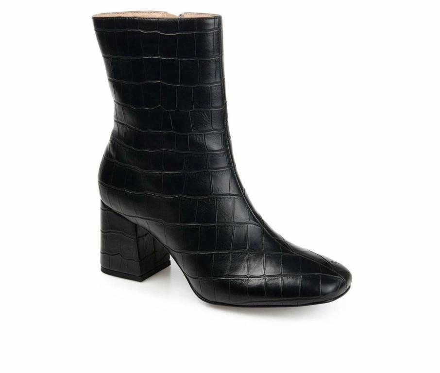 Heeled Boots * | Best Sale Women'S Journee Collection Trevi Booties Black