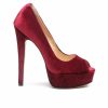 Stiletto Heels * | New Women'S Rag & Co Brielle Pumps Burgundy