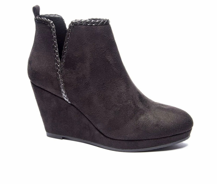 Ankle Boots And Booties * | Best Reviews Of Women'S Cl By Laundry Volcano Wedge Booties Black