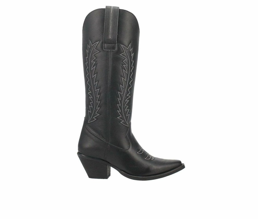 Heeled Boots * | Discount Women'S Dingo Boot Tin Lizzy Western Boots Black