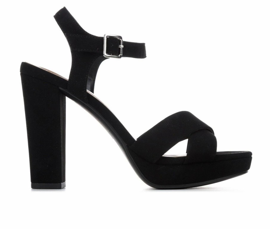 Heeled Sandals * | Coupon Women'S Y-Not Keeper Dress Sandals Black Nub