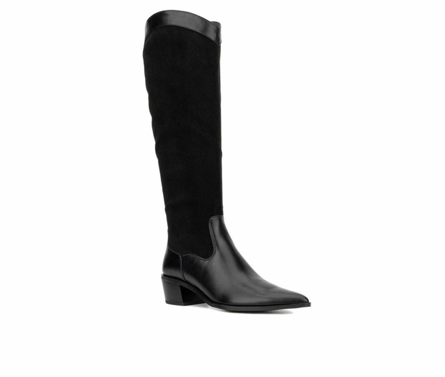 Heeled Boots * | Coupon Women'S Torgeis Venezia Knee High Boots Black