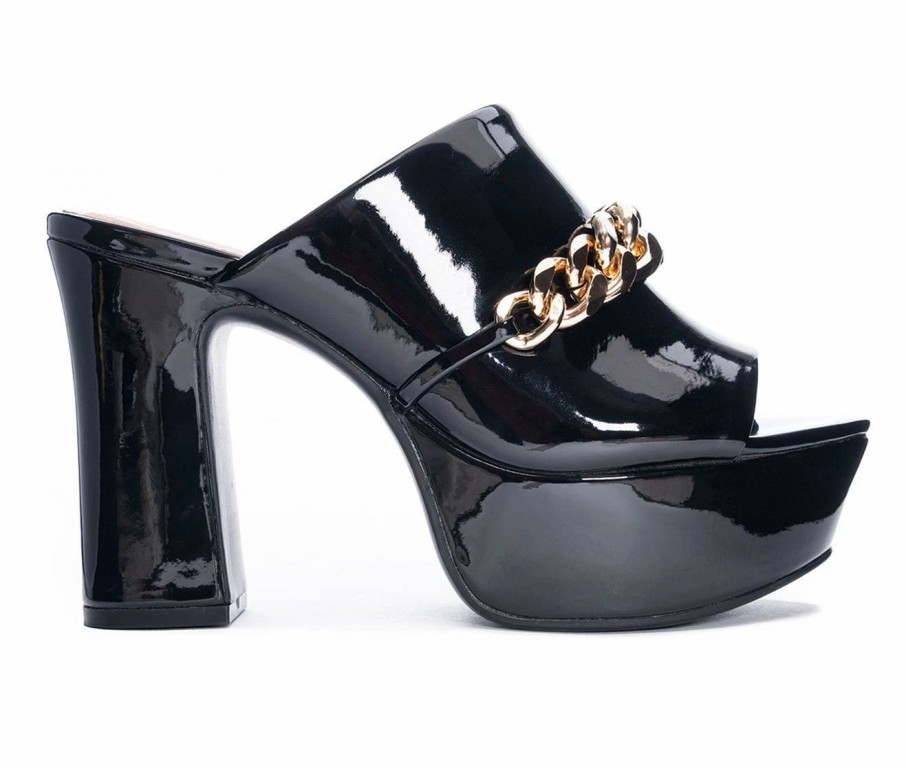 Heeled Sandals * | Best Sale Women'S Chinese Laundry Ditzy Dress Sandals Black