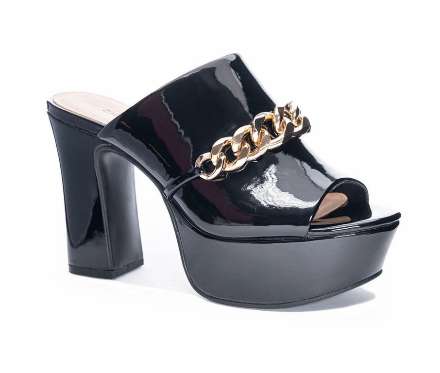 Heeled Sandals * | Best Sale Women'S Chinese Laundry Ditzy Dress Sandals Black