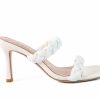 Stiletto Heels * | Coupon Women'S London Rag Beladona Dress Sandals White