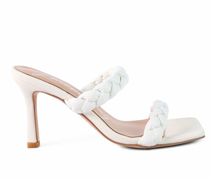 Stiletto Heels * | Coupon Women'S London Rag Beladona Dress Sandals White