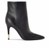 Heeled Boots * | Flash Sale Women'S Nine West Bolana Heeled Booties Black Leather