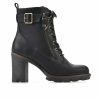 Heeled Boots * | Best Reviews Of Women'S White Mountain Beverley Heeled Lace Up Booties Black