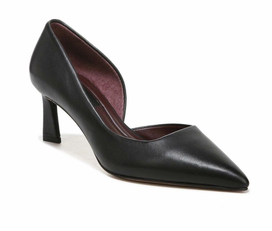 Pumps * | Discount Women'S Franco Sarto Tana Pumps Black Leather