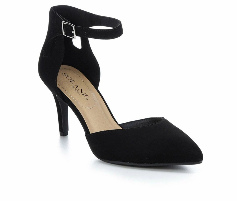 Pumps * | Best Sale Women'S Solanz Upkeep Pumps Black Nub