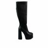 Heeled Boots * | Wholesale Women'S London Rag Coraline Heeled Mid Calf Boots Black