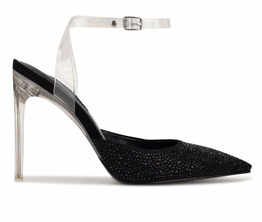 Pumps * | Cheapest Women'S Nine West Sparkel Pumps Black