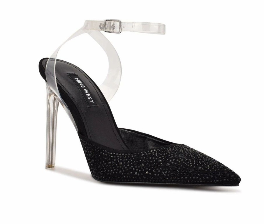 Pumps * | Cheapest Women'S Nine West Sparkel Pumps Black