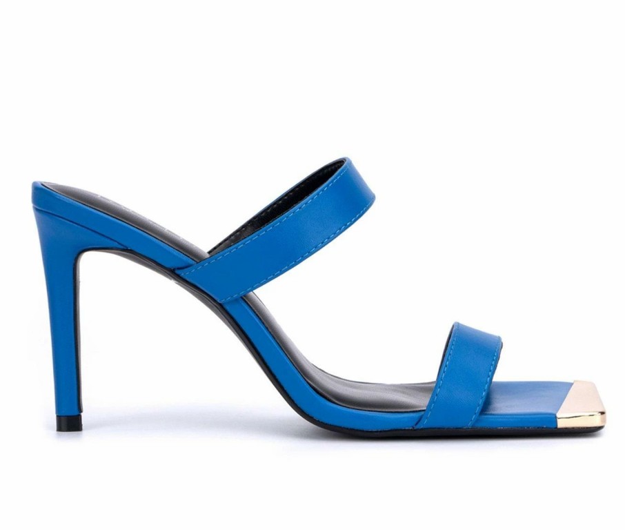 Heeled Sandals * | Flash Sale Women'S Torgeis Antilles Dress Sandals Blue