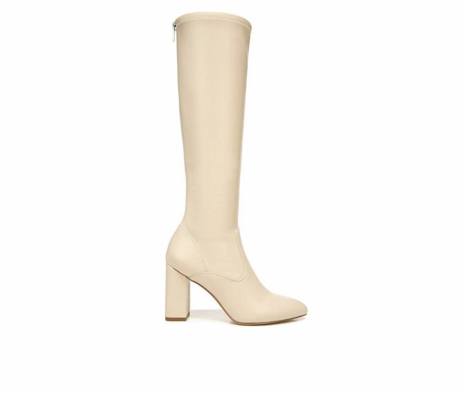 Heeled Boots * | Discount Women'S Franco Sarto Katherine Wide Calf Knee High Boots Cashmere