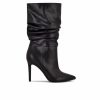 Heeled Boots * | Top 10 Women'S Nine West Tasta Mid Calf Heeled Boots Black