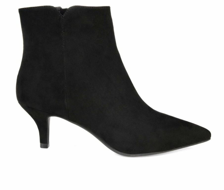 Heeled Boots * | Buy Women'S Journee Collection Isobel Kitten Heel Booties Black