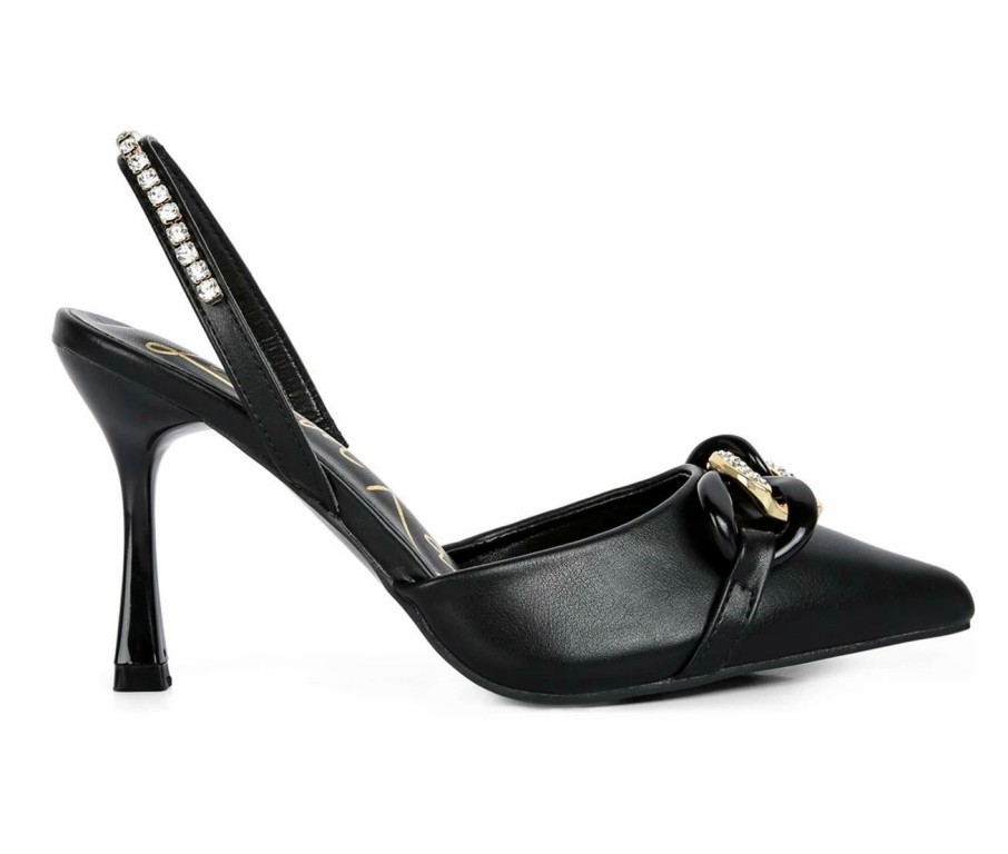 Pumps * | Deals Women'S London Rag Pull Pumps Black