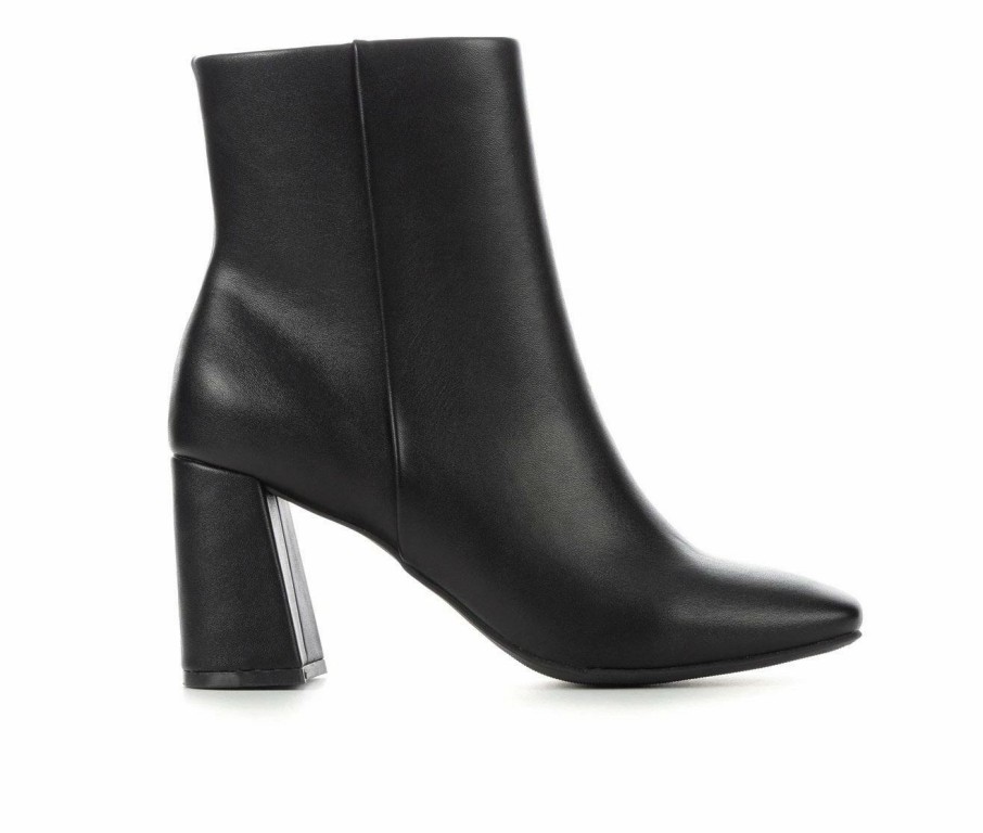 Heeled Boots * | Outlet Women'S Sugar Element Heeled Booties Black