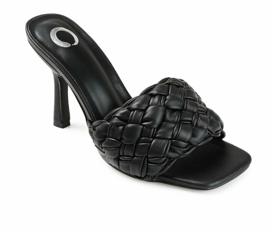 Stiletto Heels * | Budget Women'S Journee Collection Raquelah Dress Sandals Black