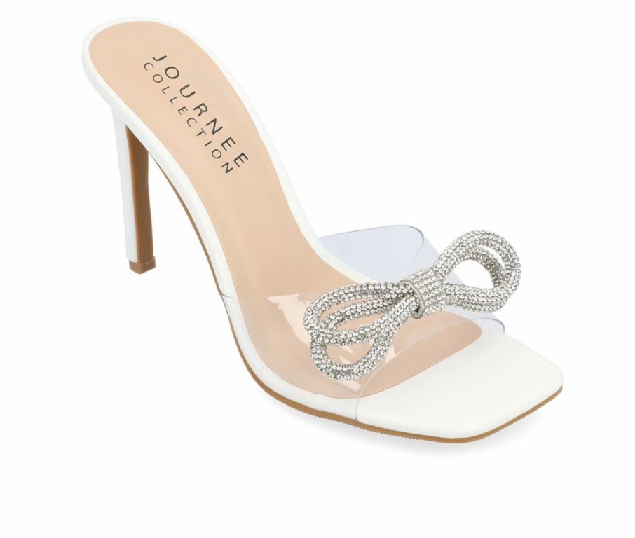 Stiletto Heels * | Buy Women'S Journee Collection Fenella Dress Sandals White