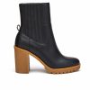 Heeled Boots * | Hot Sale Women'S Coconuts By Matisse Dean Heeled Booties Black