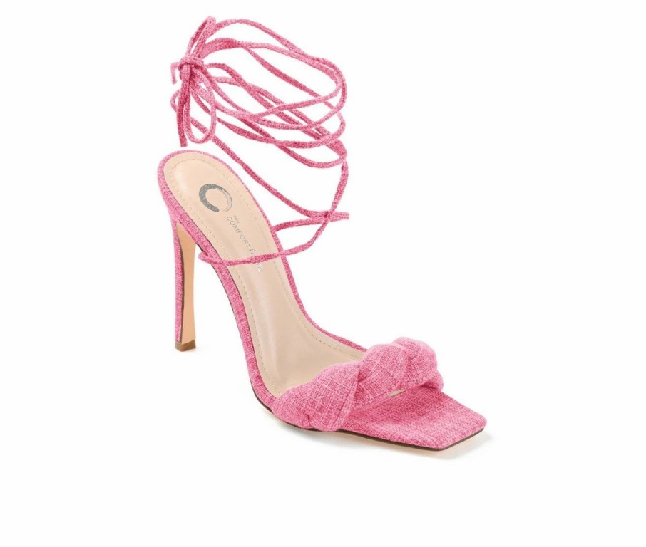 Stiletto Heels * | Coupon Women'S Journee Collection Edelie Stilettos Pink