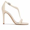 Stiletto Heels * | Cheapest Women'S Nine West Melike Dress Sandals Cream