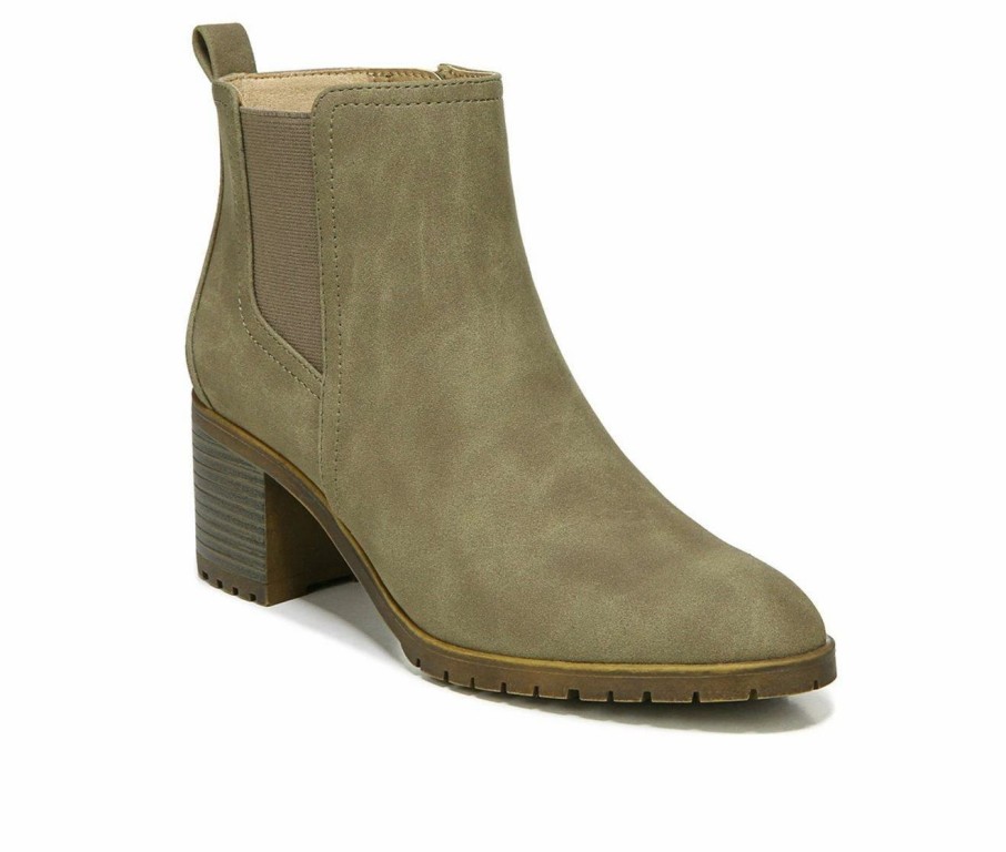 Heeled Boots * | New Women'S Lifestride Mesa Booties Desert Beige