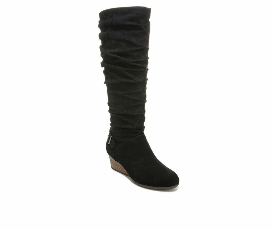 Knee High And Riding Boots * | Coupon Women'S Dr. Scholls Break Free Knee High Boots Black