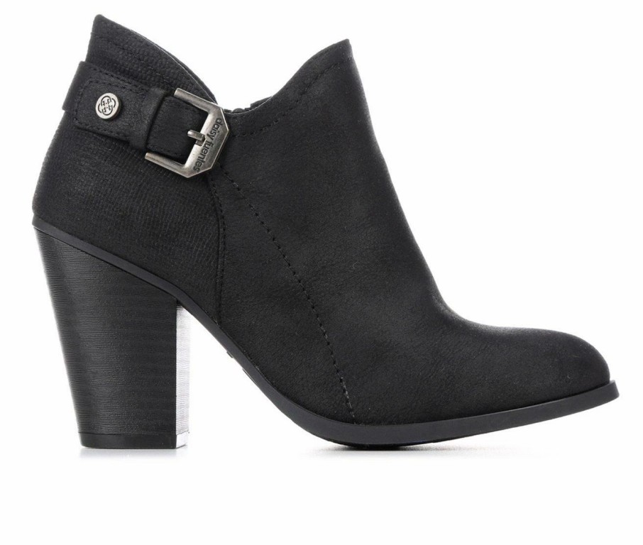 Ankle Boots And Booties * | Best Deal Women'S Daisy Fuentes Capri Heeled Booties Black