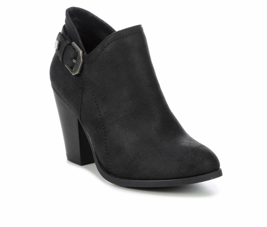 Ankle Boots And Booties * | Best Deal Women'S Daisy Fuentes Capri Heeled Booties Black