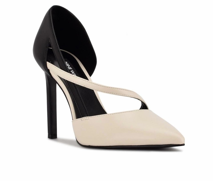 Pumps * | Top 10 Women'S Nine West Tens Pumps Cream/Black