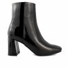 Heeled Boots * | Budget Women'S Sugar Elly Heeled Booties Black Patent