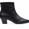 Ankle Boots And Booties * | Best Pirce Women'S Clarks Teresa Boot Booties Black Leather