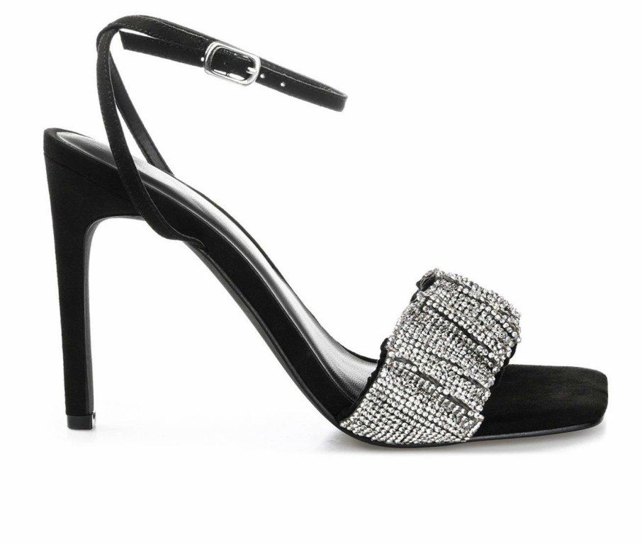 Stiletto Heels * | Best Sale Women'S Journee Collection Arlette Dress Sandals Black