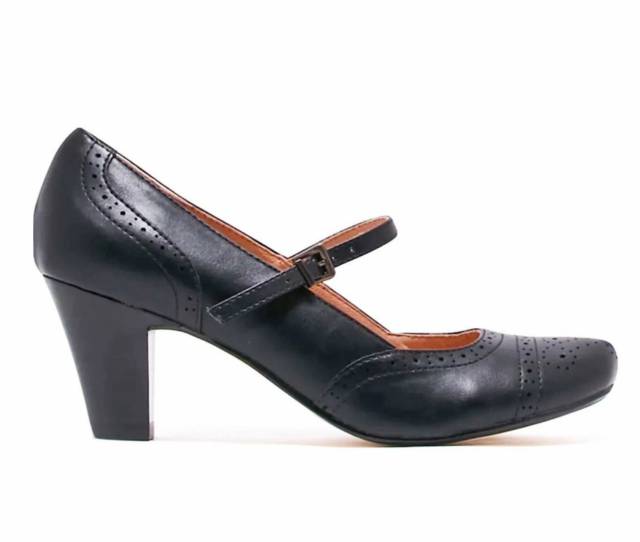 Pumps * | Discount Women'S Chelsea Crew Melody Mary Jane Pumps Black