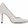 Stiletto Heels * | Promo Women'S Mia Maire Python Pumps Ivory Python