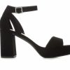 Heeled Sandals * | New Women'S Y-Not Sunflower Dress Sandals Black Nub