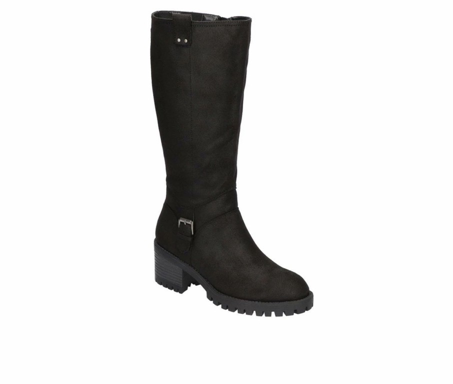 Knee High And Riding Boots * | Hot Sale Women'S Bella Vita Lorielle Plus Knee High Boots Black